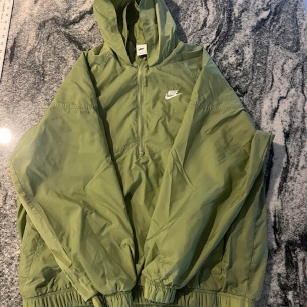 Nike Sportswear Windrunner Men's Unlined Woven Anorak Jacket "Alligator" green L